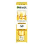 ضد آفتاب فلوئیدی ویتامین c بی رنگ گارنیه (گارنیر) با spf 50 حجم 40 میلی لیتر