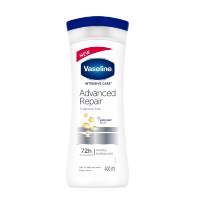 لوسیون بدن ترمیم کننده ADVANCE REPAIR وازلین حجم ۴۰۰ میلی لیتر