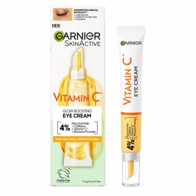 کرم دور چشم ویتامین سی گارنیه (گارنیر) مدل Brightening Vitamin C حجم 15 میلی لیتر
