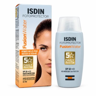 ضد آفتاب بی رنگ ایزدین فیوژن واتر SPF50