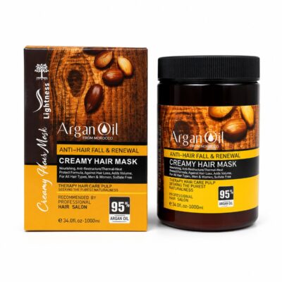 ماسک مو روغن آرگان لایتنس حجم ۱۰۰۰ میلی لیتر
