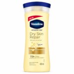 لوسیون بدن جو دو سر وازلین مدل Vaseline - Dry Skin Repair حجم ۴۰۰ میلی لیتر