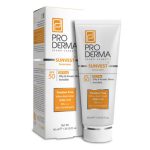 کرم ضد آفتاب فاقد چربی SPF50 پرودرما برای پوست های چرب و جوش دار ۴۰ میلی لیتر
