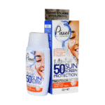 کرم ضد آفتاب بدون رنگ مناسب پوست های خشک،نرمال و حساس با SPF50 پیکسل