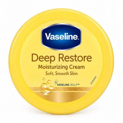 کرم مرطوب کننده دست و بدن جو دو سر وازلین مدل Deep Restore حجم 75 میلی لیتر