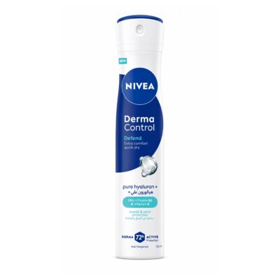 اسپری ضد تعریق زنانه نیوا مدل derma control حجم 200 میلی لیتر