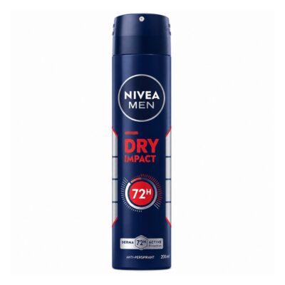 اسپری ضد تعریق مردانه نیوآ مدل dry impact حجم 200 میلی لیتر