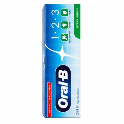خمیر دندان اورال بی 1.2.3 مدل Extra Fresh حجم 75 میل
