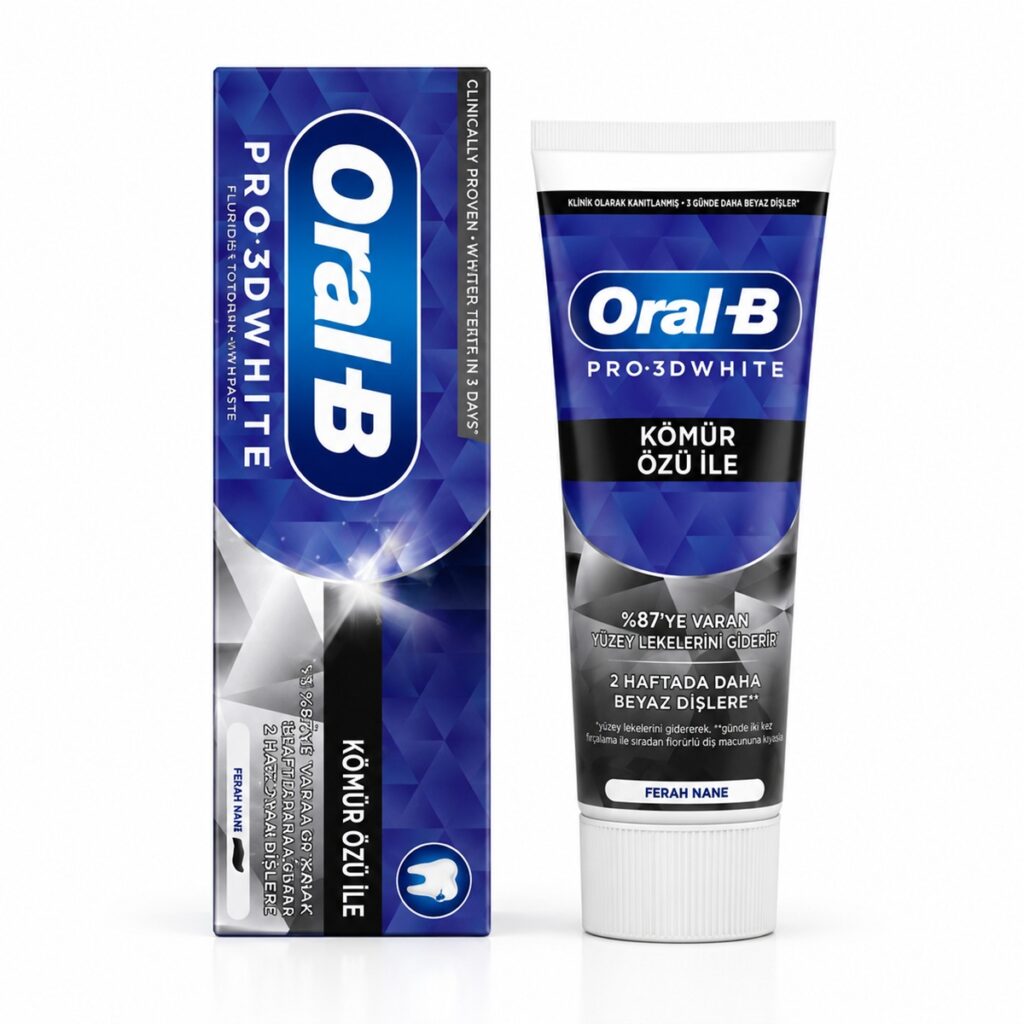 خمیر دندان سفید کننده اورال بی مدل Pro 3D White حجم 75 میلی لیتر